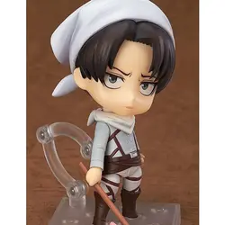 417 # атака на Титанов Леви Акерман аниме модель фигурку Nendoroid подвижные Коллекция игрушек подарки с коробкой