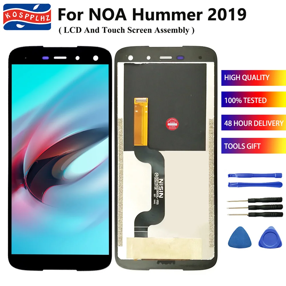 

100% Tested For NOA Hummer 2019 LCD Display Touch Screen Assembly Digitizer Replacement 5.5 Inch Hummer2019 Repair Parts +Tools