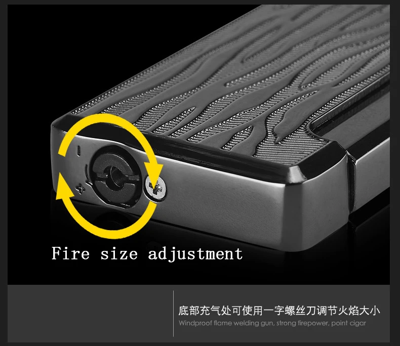 Ghost Fire непосредственно надувная ветрозащитная синяя зажигалка с пламенем