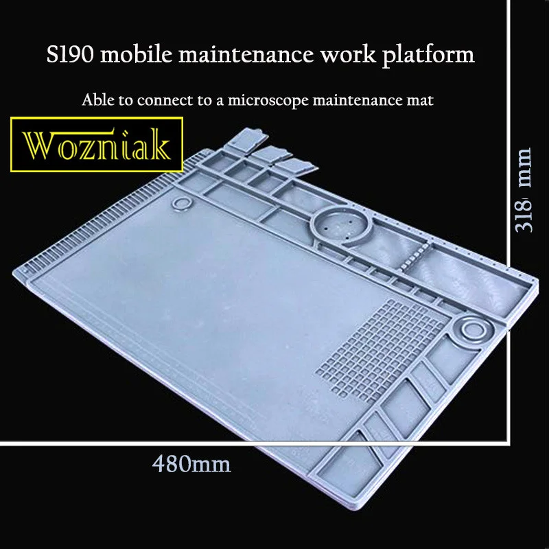 £29.34 Wozniak S190 Mobile Phone Maintenance Microscope Large Base Platform High