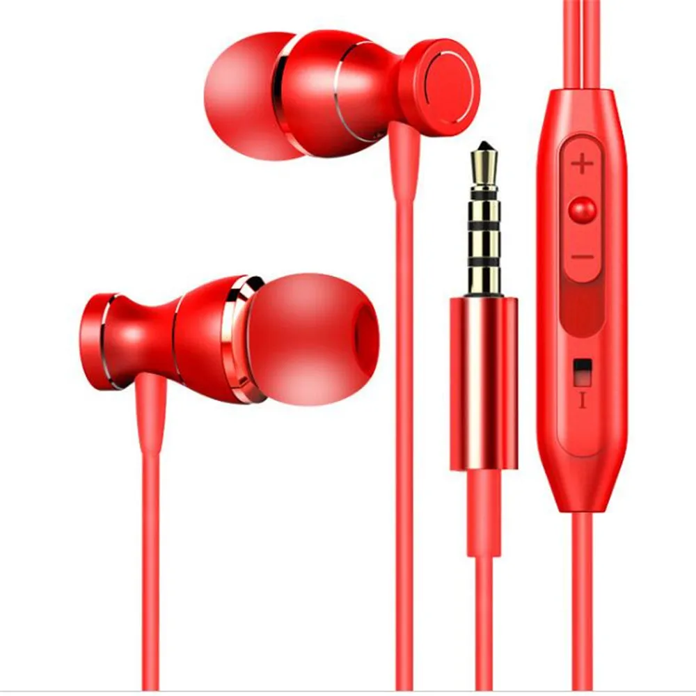 

2018061701 xiangli in-ear earphones metal wire control universal explosion models headset spot wholesale 9 colors 80-90
