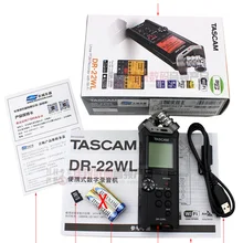 Tascam DR-22WL портативный wifi беспроводной рекордер с Wi-Fi Профессиональный для записи dr-07mkii обновлен