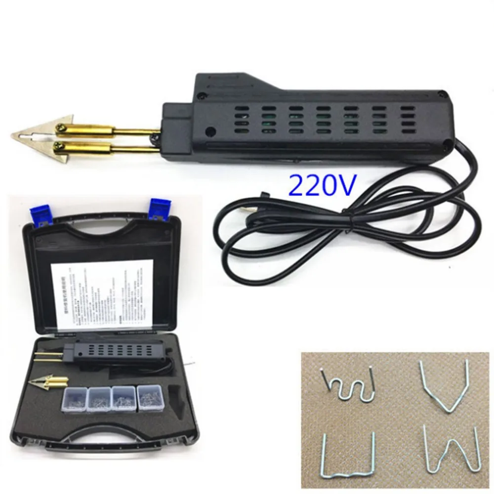 

Professional Plastic Repair System Welding Bumper Fairing Auto Body Tool With Practical Staple Plastic Welding Machine Free Ship
