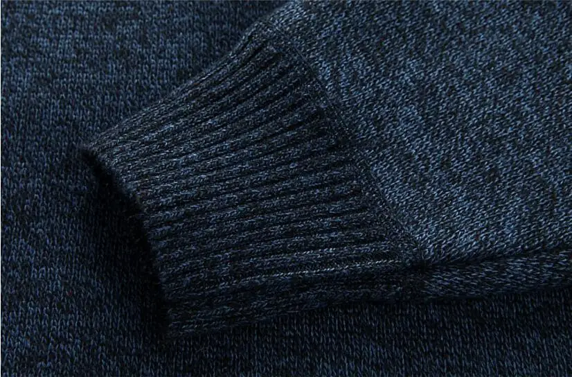 Мужские свитеры толстые теплые зимние на молнии пуловер кашемир свитера мужские повседневные Трикотаж Флис бархатная одежда большой