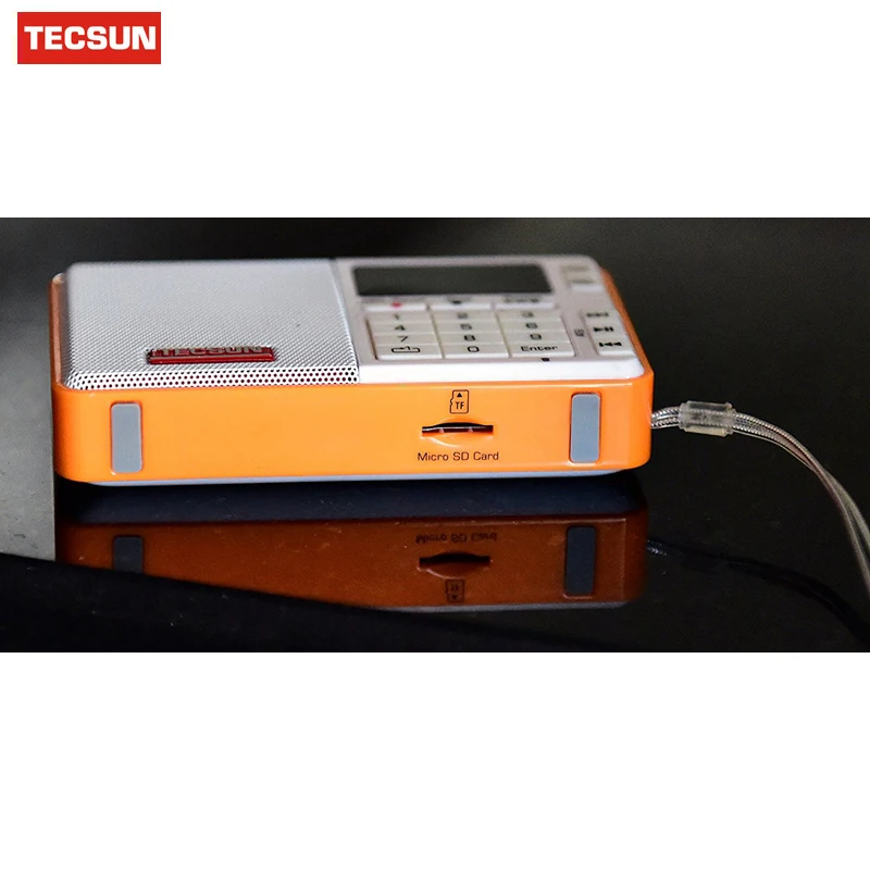 TECSUN Q3 FM стерео Карманный Размеры Регистраторы MP3 плеер радио FM 76-108