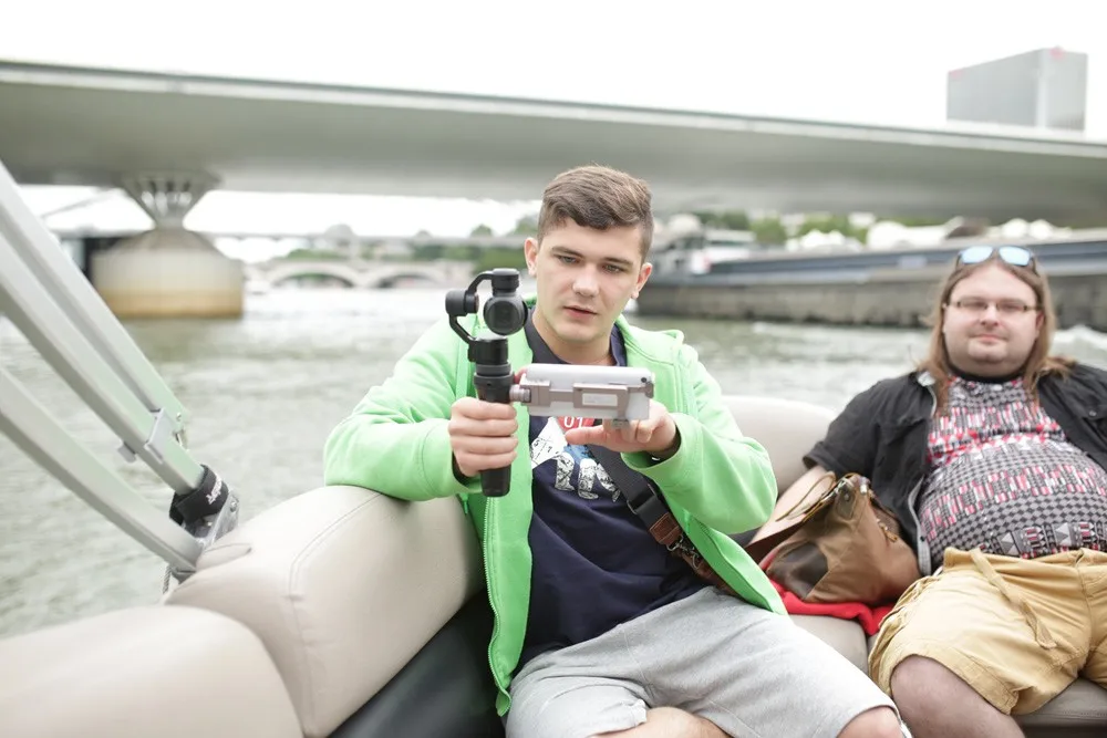 Free Gift DJI Osmo Handheld 4K Camera And 3 Axis Gimble Stabilizer Gimbal 3 Axis Gimbal DJI Phantom 3 EMS Free