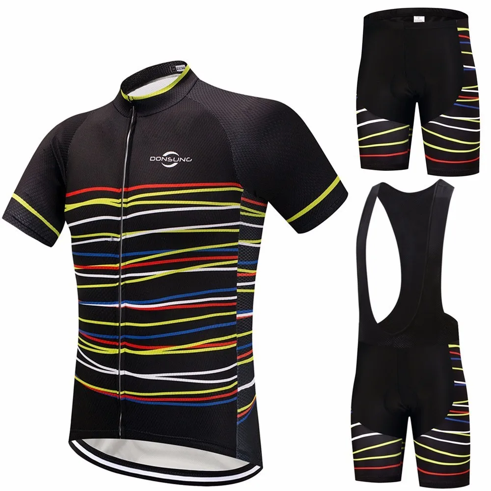 Gurensye Cycling Jersey Set Summer Quick Dry Men Bike Jerseys Cycling ...