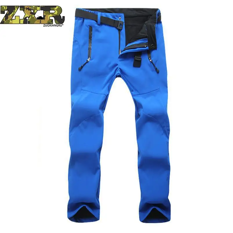 

Winter Hiking Pants Fleece Softshell Tactical Pants Quick Dry Breathable Outdoor Trousers Women Waterproof Mountain Trekking