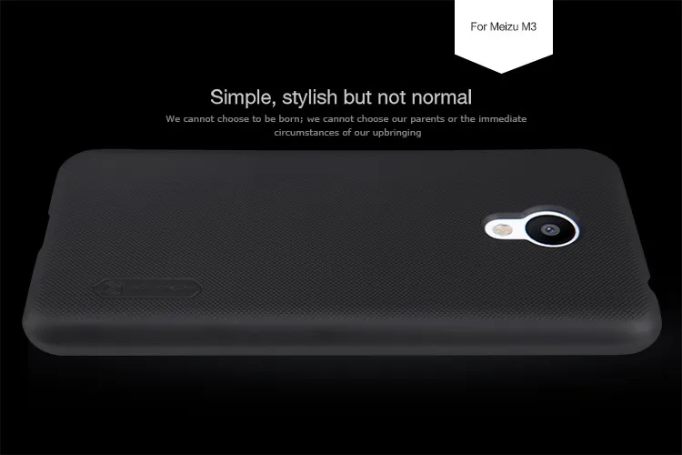 Meizu M3 mini note(5 дюймов) чехол NILLKIN Super Frosted Shield задняя крышка чехол с бесплатной защитой экрана для Meizu M3 mini note