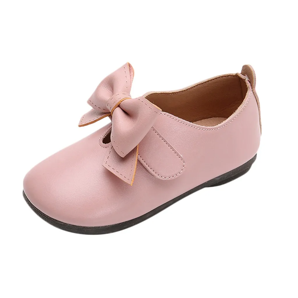 Детская обувь для маленьких девочек однотонные мягкие туфли принцессы с