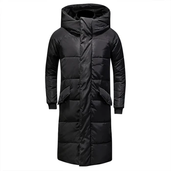 

2017 Winter Jacket Men Cotton Padded Thick Hooded Collar Mens Jackets And Coats Casual Parka Plus Size 4XL Coat Male