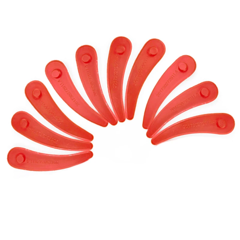 10 20pcs Lawnmowers Cutter Plastic Grass Leaf Trimmer For Bosch