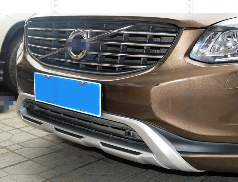 Для Volvo XC60 2014 2015 2016 2017 защита переднего и заднего бампера противоскользящая