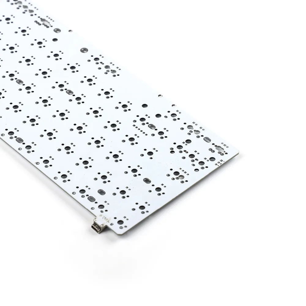 YMDK YMD75 программируемый Underglow RGB PCB пластина для 75% 84 клавиатура ANSI ISO компоновка обмена KBD75