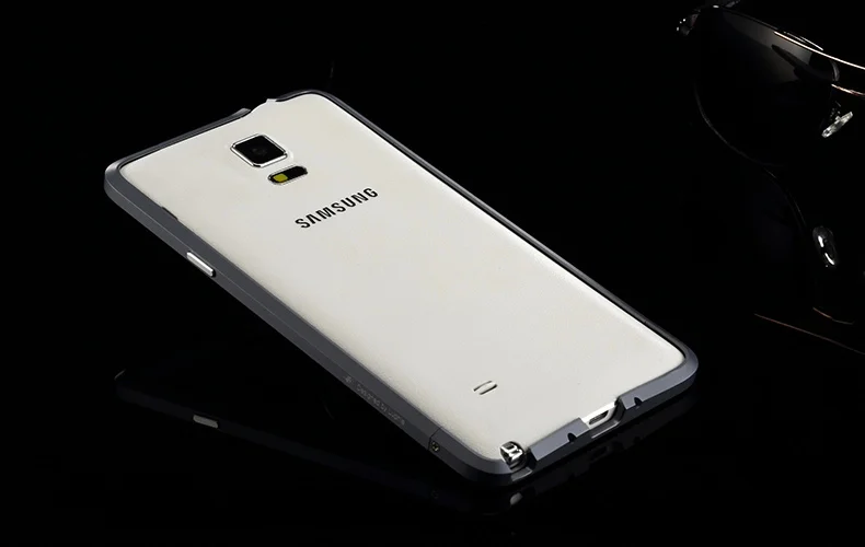 Алюминиевый бампер Luphie для samsung Galaxy Note 4 N9100 N910F чехол Роскошный чехол для мобильного телефона samsung Note 4