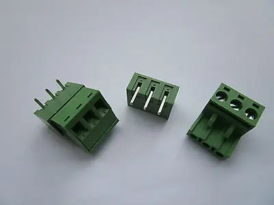20 шт. 5,08 мм острый угол 3 pin Клеммная колодка Разъем подключаемый Тип