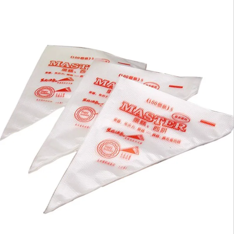 

TTLIFE 20PCS Small/Large Size Disposable Piping Bag Icing Fondant Cake Cream bag Decorating Pastry Tip Tool