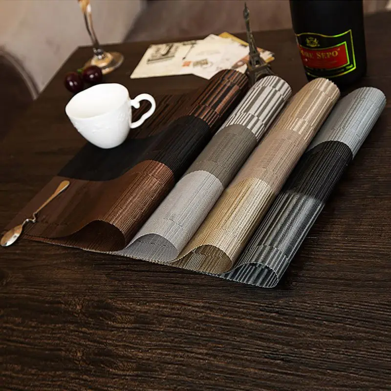 4 قطعة الرجعية ثابت الحرارة تحديد الموقع طاولة طعام حصيرة حصيرة الحرارة وصمة عار حامي ديكور اكسسوارات المطبخ