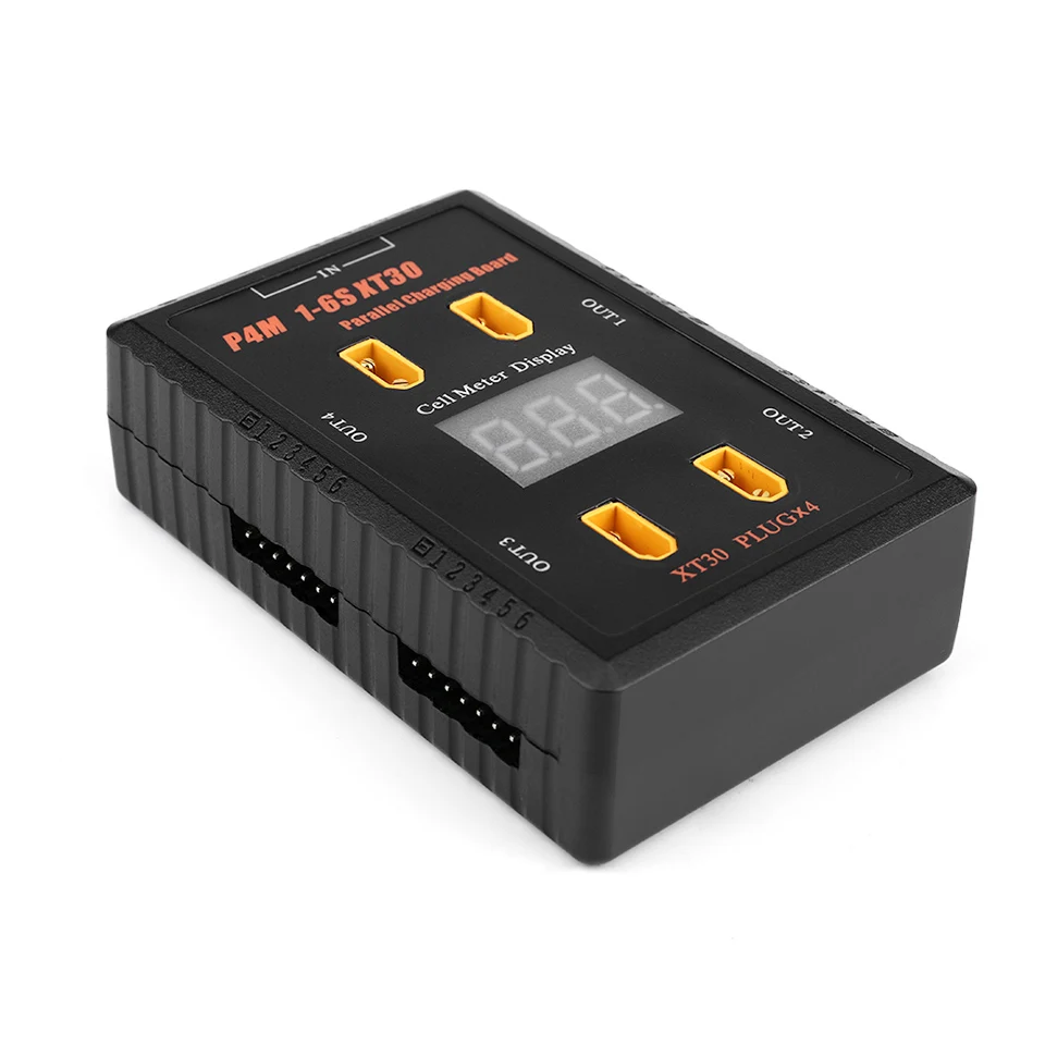 

4 in 1 Parallel Charging Board XT30 Plug Support 4 1-6S LiPo Battery for imax B6 B6AC Balance Charger RC Helicopter DIY Drone
