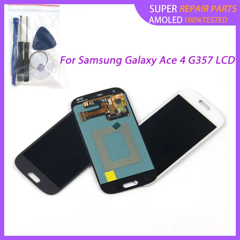 

original G357LCD for SAMSUNG G357 LCD G357F G357FZ LCD Display Touch Screen Replacement Repair parts