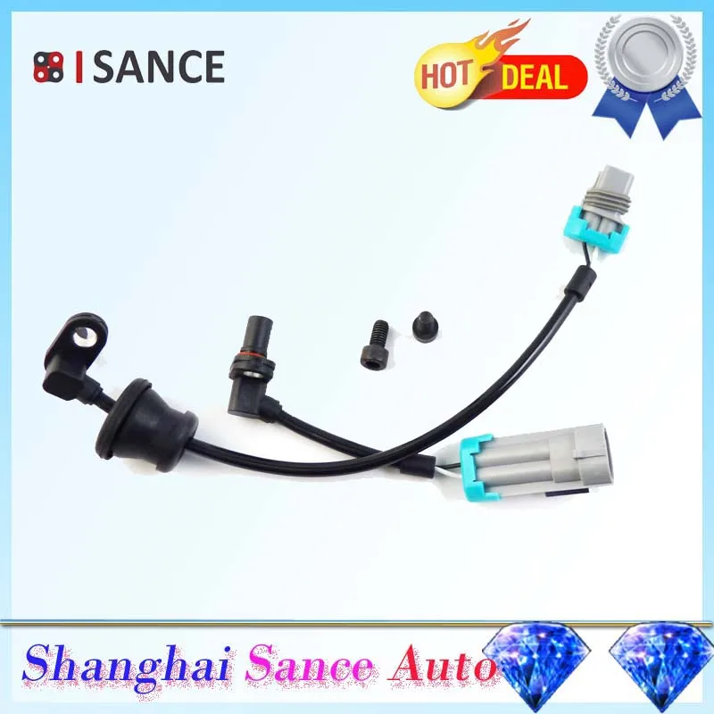 ISANCE Front & Rear ABS Wheel Speed Sensor 96626078 96626080 For