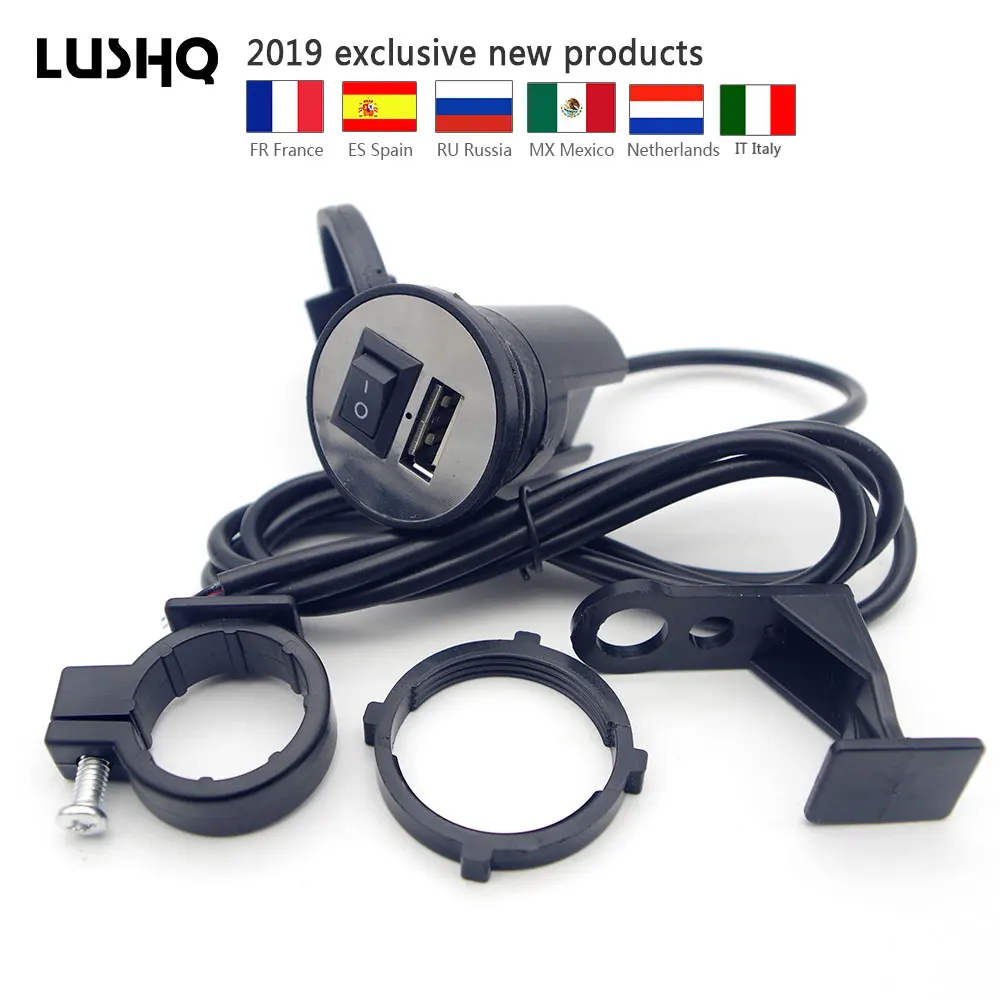 Usb Moto Charger Motorcycle Cargador For Phone Bmw R1200Gs Honda Shadow Vt 750 Triumph Bonneville Yamaha Fz16 Accessories huismerk kopen in de aanbieding