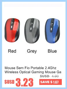 New Design 2.4GHz Wireless Optical Mouse/Mice With USB 2.0 Receiver For PC Laptop Black Blue Red Silver Color