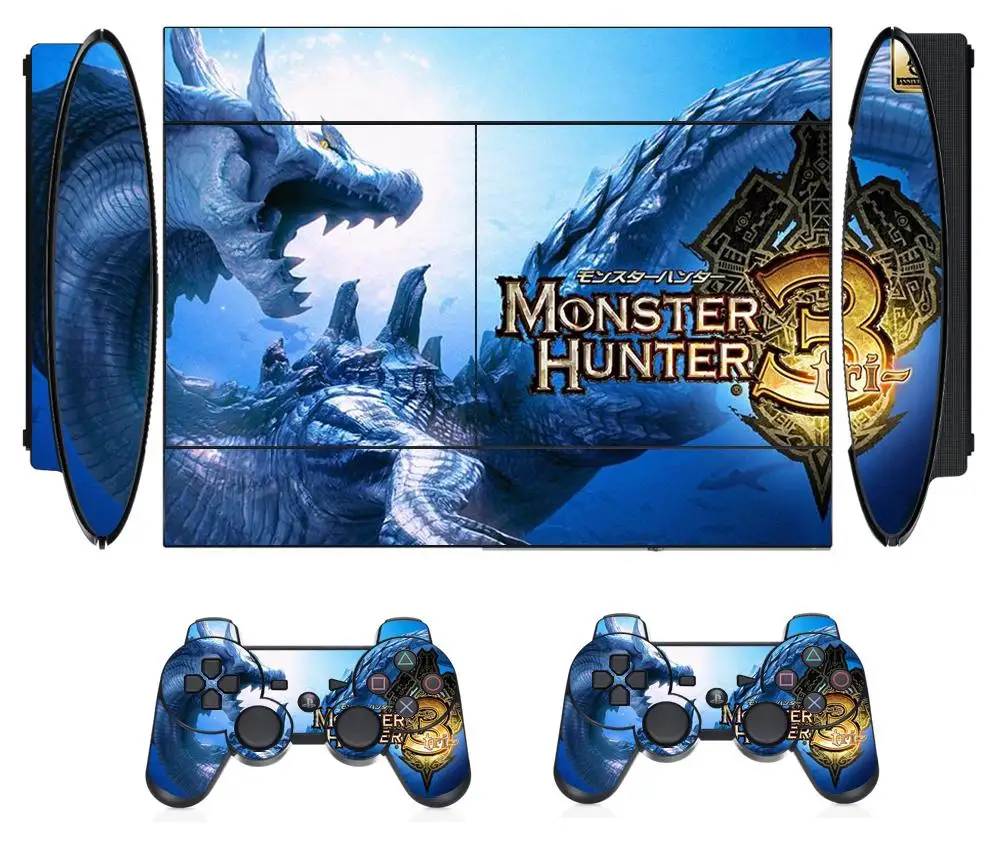 

245 Vinyl Skin Sticker Protector for Sony PS3 Super Slim 4000 and 2 controller skins Stickers