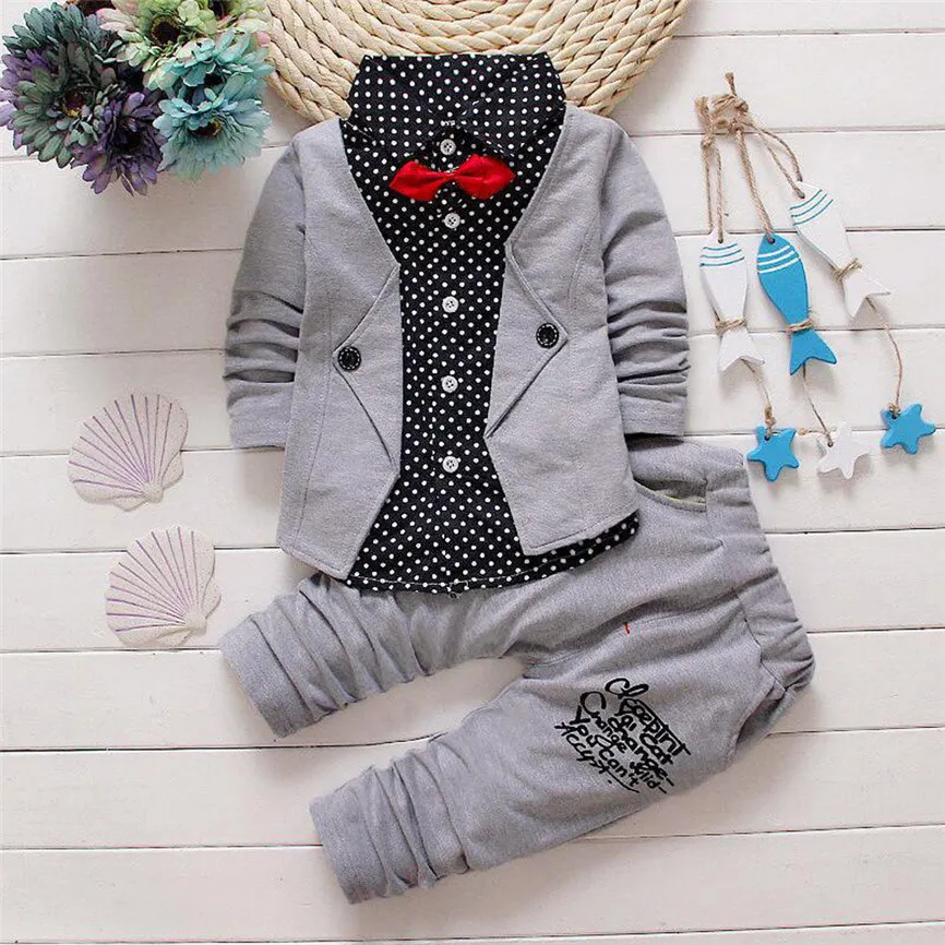 

2018 Prince Suits Kid Baby Boy Gentry Formal Party Christening Wedding Tuxedo Bow Suit Costumes For Boys Dropshipping 0124