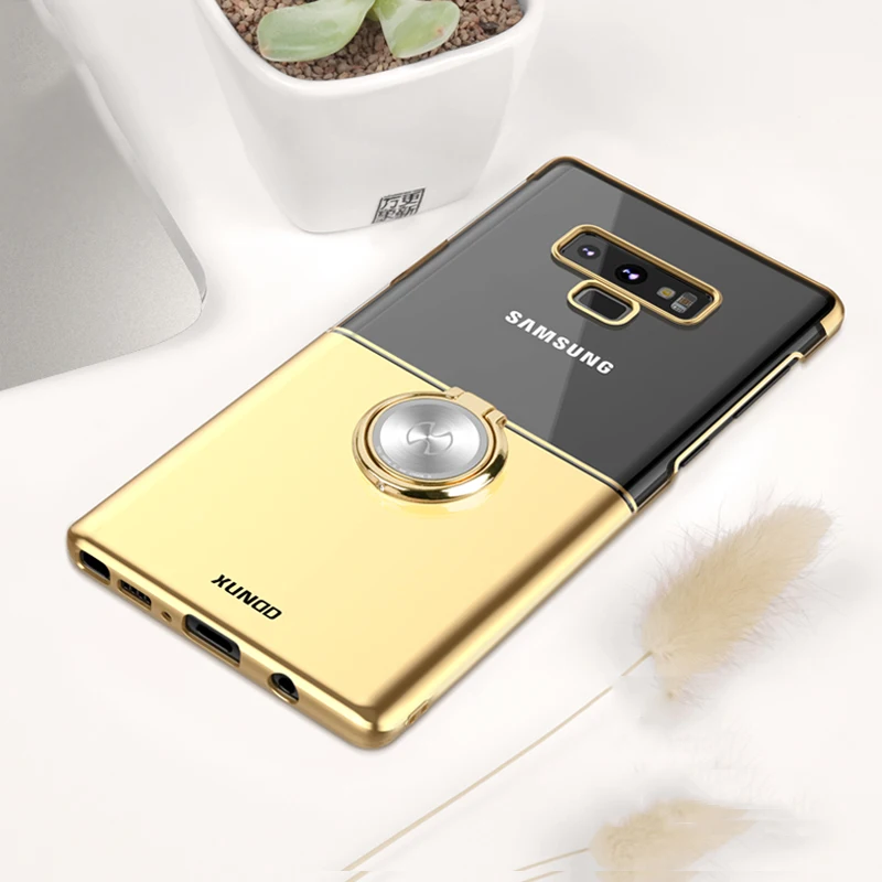 Для samsung Galaxy Note 9 Note 8 чехол Xundd с кольцом на палец, Жесткая крышка из поликарбоната для Galaxy Note 9, чехол с кольцом-держателем