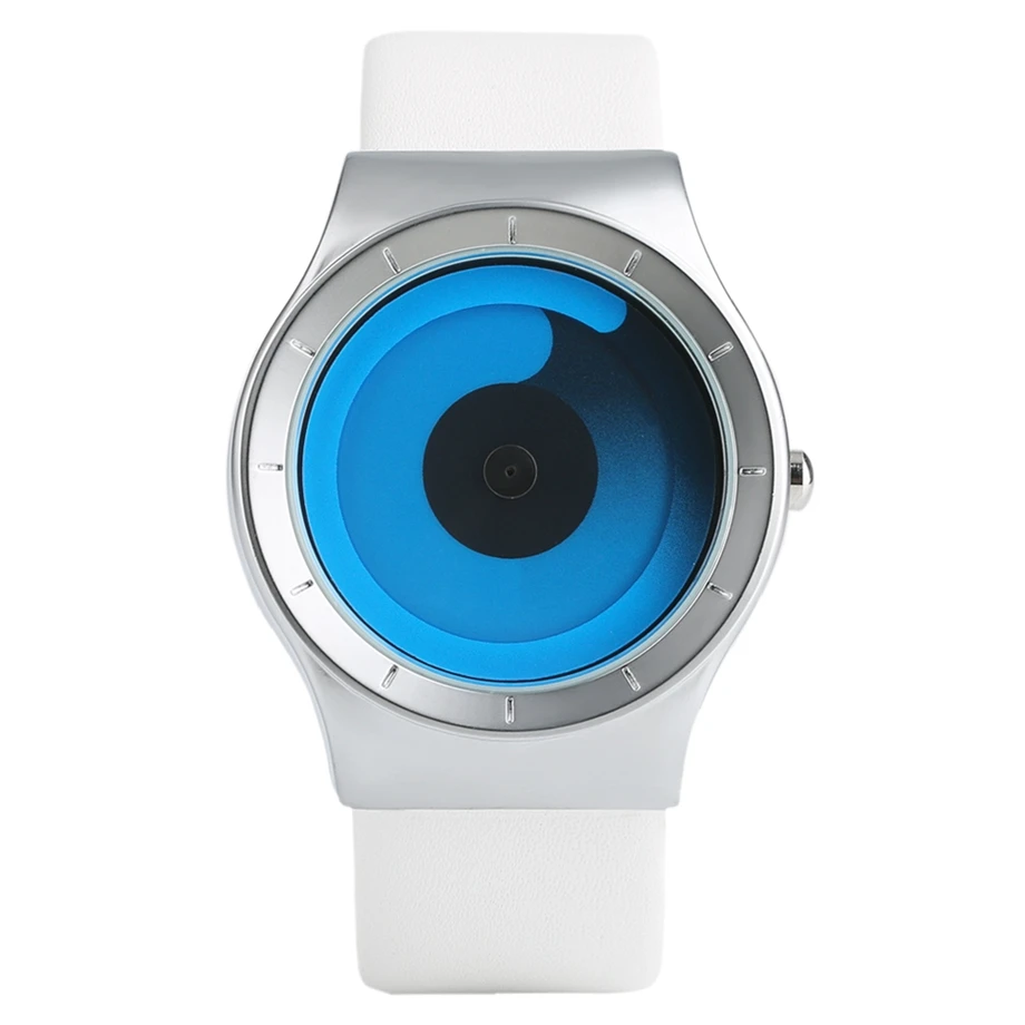Creative Men's Watches Turntable Blue Swirl Pointer Fashion Minimalist Style Unisex Couple Gifts Clock Male Female Wristwatches 2018 (11)