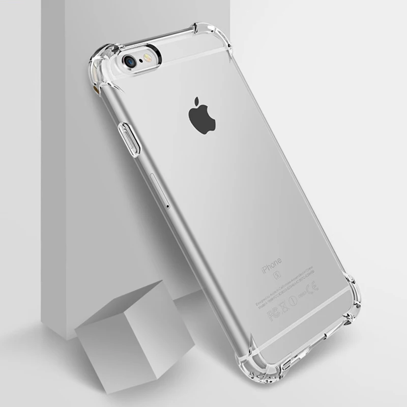 

Anti-knock Silicon Case For iPhone Xs Max TPU Clear Cover Case For iPhone Xr Xs X 8 7 6 6s Plus Soft TPU Case For iPhone X Xr