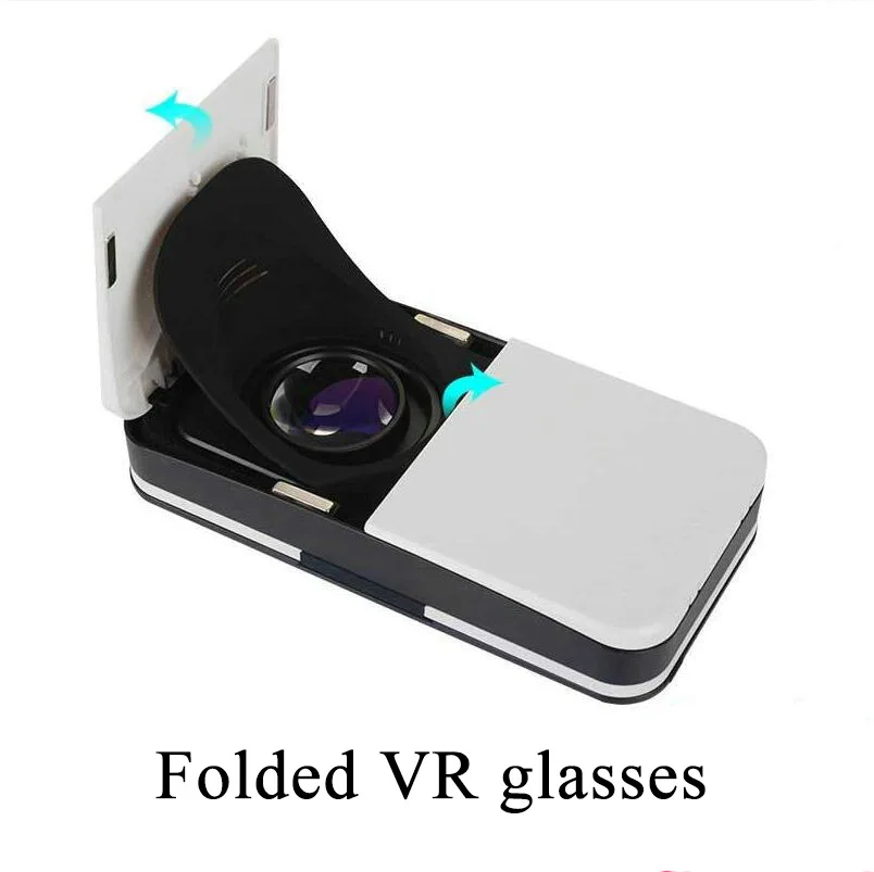 2018 new mini Mobile phone special pocket folding glasses 3D VR virtual
