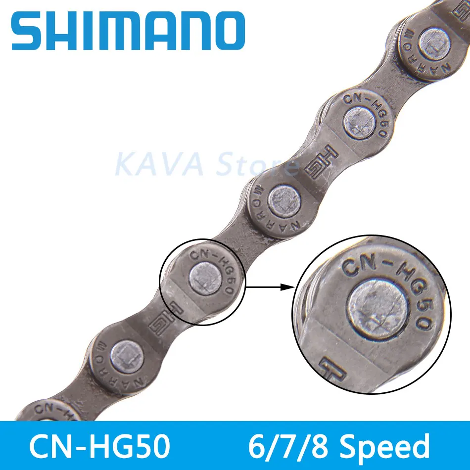 Best 2018 new Shimano CN-HG50 6/7/8-speed MTB /road bike chain 6 speed 7 speed 8 speed mountain bike 112L chain Special free shippin 1 Best 2018 new Shimano CN-HG50 6/7/8-speed MTB /road bike chain 6 speed 7 speed 8 speed mountain bike 112L chain Special free shippin 1