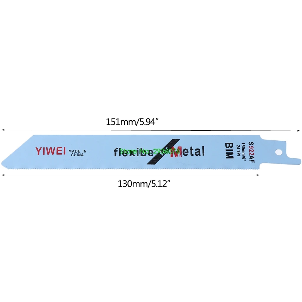 5 шт. 151 мм " BIM S922AF гибкие сабельные пилы для резки дерева и металла Прямая поставка поддержка
