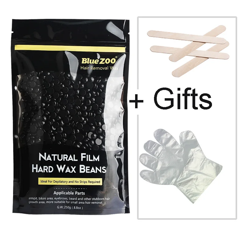 Black 250g Hot Wax Bean Waxing Bikini Wax Face Hair Removal Hard Wax