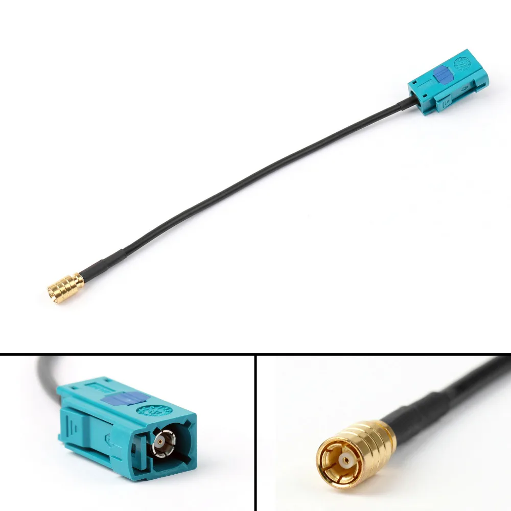 

Areyourshop Fakra Z Female Jack To SMB Female RF 15CM 6" RG174 Cable For Neutral Coding 1/4Pcs Wholesale Connector Cable