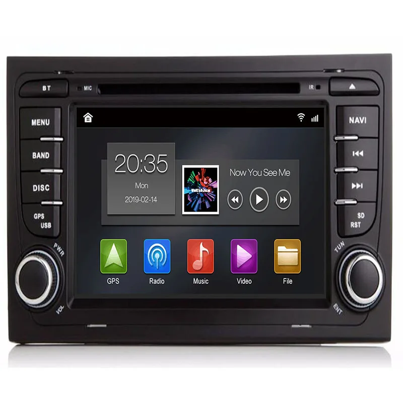 

2+16G 2 Din 7'' Android 9.0 QUAD Core Radio Car DVD Player for Audi A4 B6 B7 S4 B7 B6 RS4 2002-2008 RS4 B7 SEAT Exeo 2008-2012