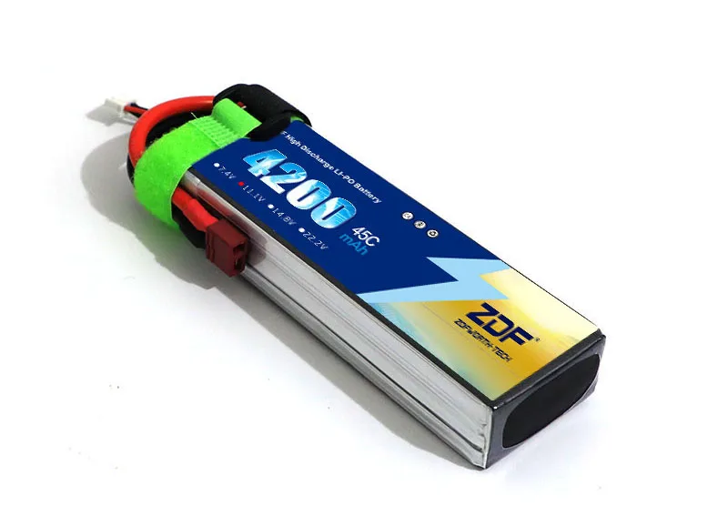 Lipo para Carro v 4200 Mah Bateria Lipo rc Quadcopter Helicopter Boat Traxxas 1 - 10 Barra Rustler Debandada Zdf 45c 3 s 11.1 4 Peças e Acessórios