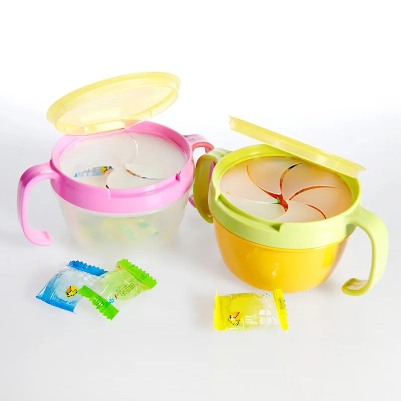Baby Dishes Bowl Child Kids Food Snacks Candy Biscuit Anti spill
