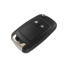 Remote 2 Buttons Flip Key Shell Case for GMC Volt CHEVROLET Cruze Aveo Lova Car Alarm Housing Spark Keyless Entry Fob Cover