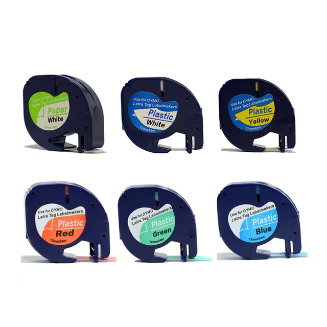 Best Offers Free ship 6PK 1/2" W X 13' L white DYMO LT 91200 91201 91202 91203 91204 91205 Letratag label tape DYMO plastic label printer Best Offers Free ship 6PK 1/2" W X 13' L white DYMO LT 91200 91201 91202 91203 91204 91205 Letratag label tape DYMO plastic label printer