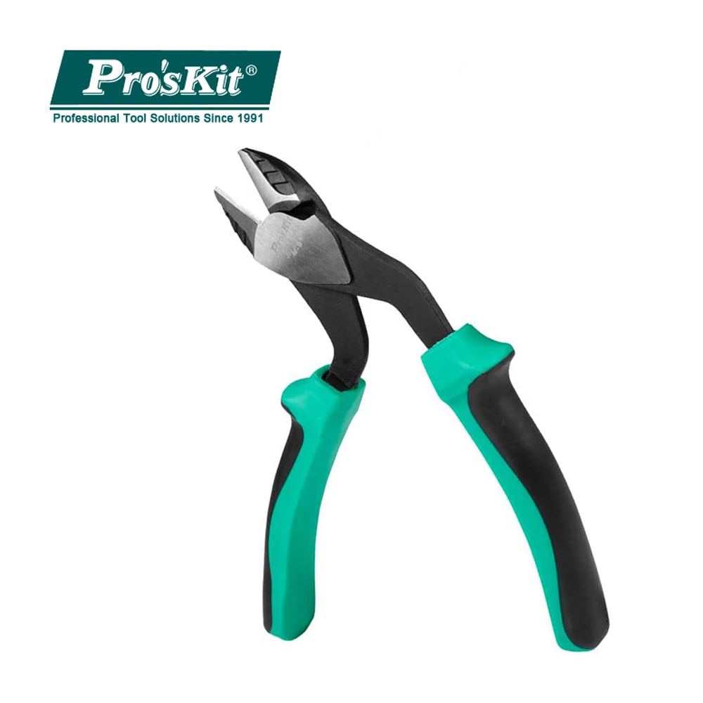 PM-942 Pro'sKit Electrical Wire Cable Cutters 45 Degrees Bending Head Steel  Province Force Cable Stripper Plier