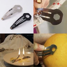 2 шт. многофункциональные заколки для волос на открытом воздухе Походный нож для выживания походный охотничий самозащищенный набор для выживания снаряжение для кемпинга