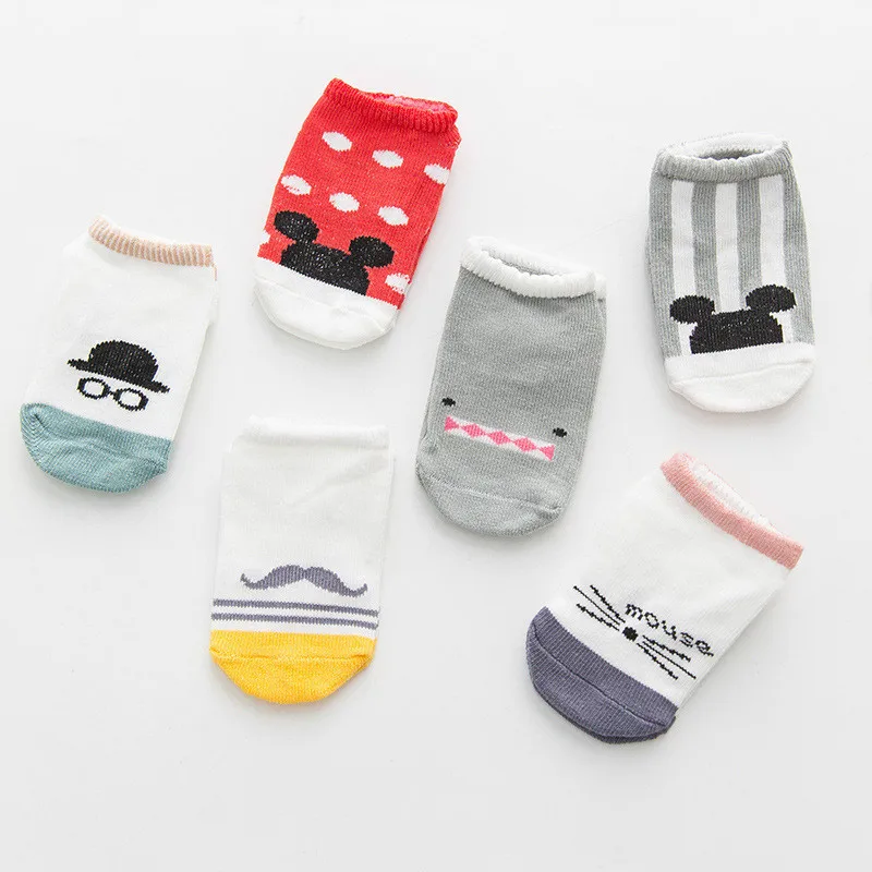 

New Arrival Newborn Socks Cartoon 100% Cotton Baby Socks No-slip Infant Cotton Socks