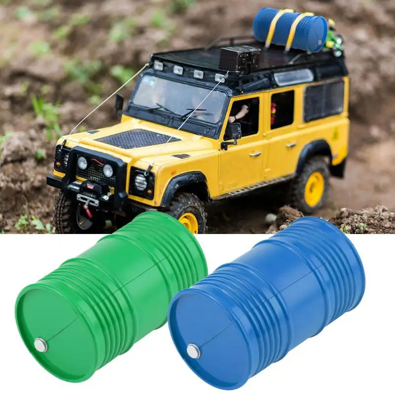 RC Car Oil Drum Model Accessory Outdoor Simulation Plastic Oil Drum for 110 Scale RC Crawler Car High simulation accessory