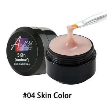 

uv nail gel polish Lasting Finger Nail Crystal Jelly Camouflage UV Lamp Extension 8ML UV LED Gel Polish Semi Permanent Gel