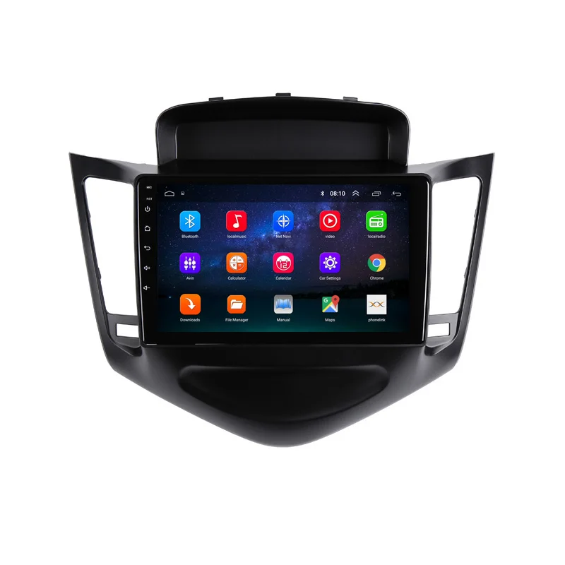 Discount 9" 2.5D IPS Android 8.1 Car DVD Multimedia Player GPS for Chevrolet Cruze 2008 2009 2010 2011 2012 audio radio stereo navigation 1