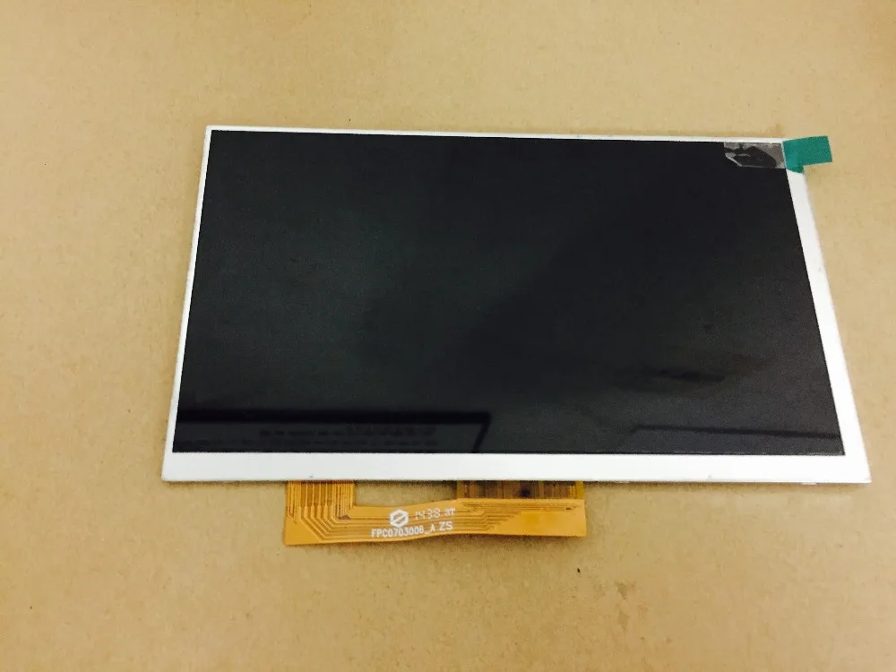 

New 7" inch Tablet FPC0703006_A 1024x600 30PIN TFT inner LCD Screen Panel Lens FPC0703006 FreeShipping