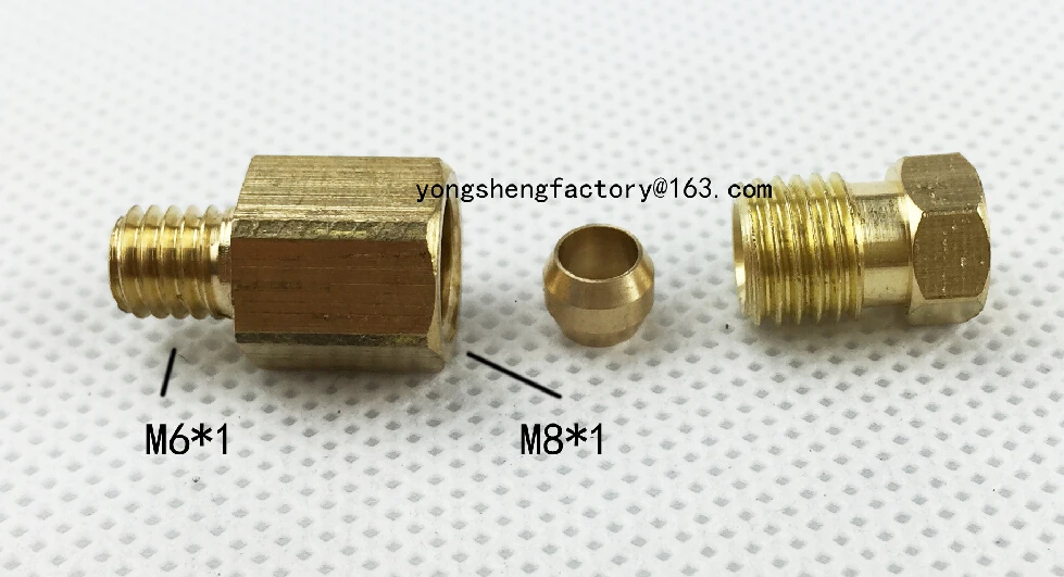 Raccordo Per Grasso Metallo-Metallo - Filettatura Sinistra | Bronzo